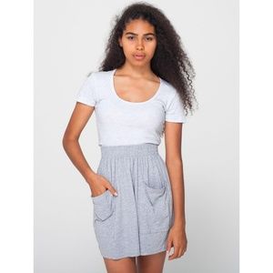 American Apparel High-Waisted Jersey Pocket Skirt